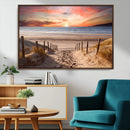 Sunset on the Sea Wall Art Canvas Print by MyGreatCanvas | Canvas Wall Art Prints | Photo Prints & Wall Decor