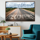 Recovery Road Wall Art Canvas Print