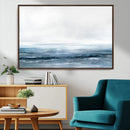 Blue Ocean Abstract Artwork Wall Art Canvas Print