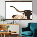 Texas Longhorn Wall Art Canvas Print | 3-Panel Large by MyGreatCanvas | Canvas Wall Art Prints | Photo Prints & Wall Decor