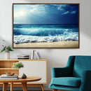 Majestic Ocean Wave Wall Art Canvas | 3 Panel Large Seascape