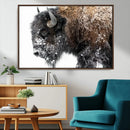 American Bison Wall Art Print – Majestic Buffalo Canvas