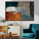 Modern Abstract Canvas Art Canvas Print - Framed and Ready