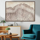 Tree Ring Wall Art Triptych, Rustic Wood Ring Canvas Print,