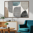 Canvas Print Wall Art Abstract Art Boho, Framed Boho Decor