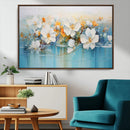 Abstract Flower Wall Art Canvas Print