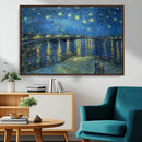 Vincent van Gogh Starry Night over the Rhone Abstract Wall