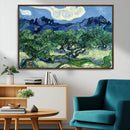 Olive Trees Van Gogh Wall Art Canvas Print