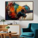 Abstract Guitar Wall Art Canvas | Vibrant Music-Inspired Art by MyGreatCanvas | Canvas Wall Art Prints | Photo Prints & Wall Decor