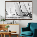 Yacht Sailboat Regatta Canvas Wall Art Canvas Print