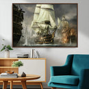 Pirate Ship War Wall Art Canvas Print by MyGreatCanvas | Canvas Wall Art Prints | Photo Prints & Wall Decor