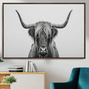 Farmhouse Longhorn Wall Art Canvas Print, Longhorn Texas by MyGreatCanvas | Canvas Wall Art Prints | Photo Prints & Wall Decor