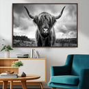 Scottish Cow Wall Art Canvas Print | Longhorn Wall Art | by MyGreatCanvas | Canvas Wall Art Prints | Photo Prints & Wall Decor