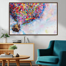 Don't Look Up Movie Canvas Wall Art - Vibrant Floating House by MyGreatCanvas | Canvas Wall Art Prints | Photo Prints & Wall Decor