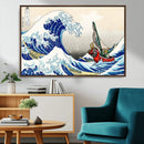 Katsushika Hokusai Kanagawa Giant Wave Wall Art Canvas Print