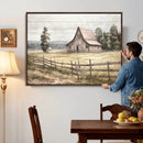Rustic Farmhouse Barn Wall Art | 3-Panel Framed Gallery Wrap by MyGreatCanvas | Canvas Wall Art Prints | Photo Prints & Wall Decor