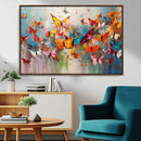 Abstract Butterfly Wall Art Canvas Print