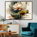 Lotus Flower Watercolor Canvas Print – A Symbol of Serenity by MyGreatCanvas | Canvas Wall Art Prints | Photo Prints & Wall Decor