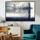 Jesus and the Fading Cross Wall Art Print – Symbol of Faith, by MyGreatCanvas | Canvas Wall Art Prints | Photo Prints & Wall Decor