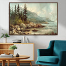 Abstract Acadia National Park Wall Art Canvas Print -