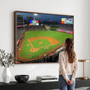 Angel Stadium Aerial Canvas Print – Los Angeles Angels