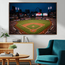 St. Louis Cardinals Baseball Team Print - Busch Stadium Wall by MyGreatCanvas | Canvas Wall Art Prints | Photo Prints & Wall Decor