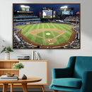 Citi Field Wall Art Print | 3-Panel New York Mets Baseball by MyGreatCanvas | Canvas Wall Art Prints | Photo Prints & Wall Decor