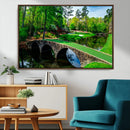 Augusta National Golf Club Wall Art - Panoramic Bridge & by MyGreatCanvas | Canvas Wall Art Prints | Photo Prints & Wall Decor