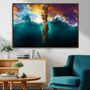 God Hand Wall Art Canvas Print