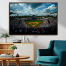 3-Panel Kauffman Stadium Wall Art Print | Large Kansas City