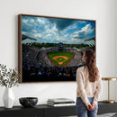 3-Panel Kauffman Stadium Wall Art Print | Large Kansas City