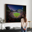 Houston Astros Baseball Print Canvas - Houston Minute Maid