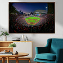 Houston Astros Baseball Print Canvas - Houston Minute Maid