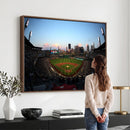 PNC Park Evening Game Triple Canvas Wall Art - Pittsburgh