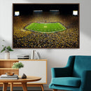 Stadium in Michigan Wall Art Canvas Print, Framed American