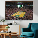 TD Garden Basketball Canvas Wall Art - Boston Celtics Live by MyGreatCanvas | Canvas Wall Art Prints | Photo Prints & Wall Decor