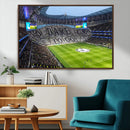 Tottenham Hotspur Stadium Canvas Print, Match Day Triple
