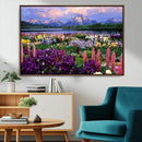 Wildflower Canvas Print – Blooming Floral Meadows with