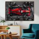 Ferrari Pit Stop Canvas Wall Art – Precision and Speed