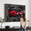 Ferrari Pit Stop Canvas Wall Art – Precision and Speed