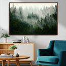 Misty Forest Wall Art – Tranquil Green Woodland Canvas by MyGreatCanvas | Canvas Wall Art Prints | Photo Prints & Wall Decor