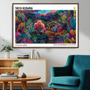 Framed Yayoi Kusama 1986 Wall Art Print – Japanese Wall Art