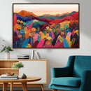 YAYOI KUSAMA Abstract Print - Landscape Canvas Wall Art