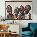 Shai Yossef Print - Joyful Childhood Canvas Wall Art -
