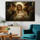 Mary Jesus Canvas Wall Art Print - Madonna and Child with