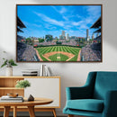 Wrigley Field Chicago Cubs Panoramic Art Multi-Piece Canvas