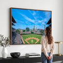 Wrigley Field Chicago Cubs Panoramic Art Multi-Piece Canvas