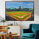 Wrigley Field Chicago Cubs Panoramic Canvas Print – by MyGreatCanvas | Canvas Wall Art Prints | Photo Prints & Wall Decor