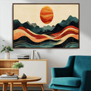 Mountain Triptych Wall Art Canvas Print – Western Nature