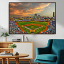 Chicago Wrigley Field Wall Art Canvas Print – Iconic